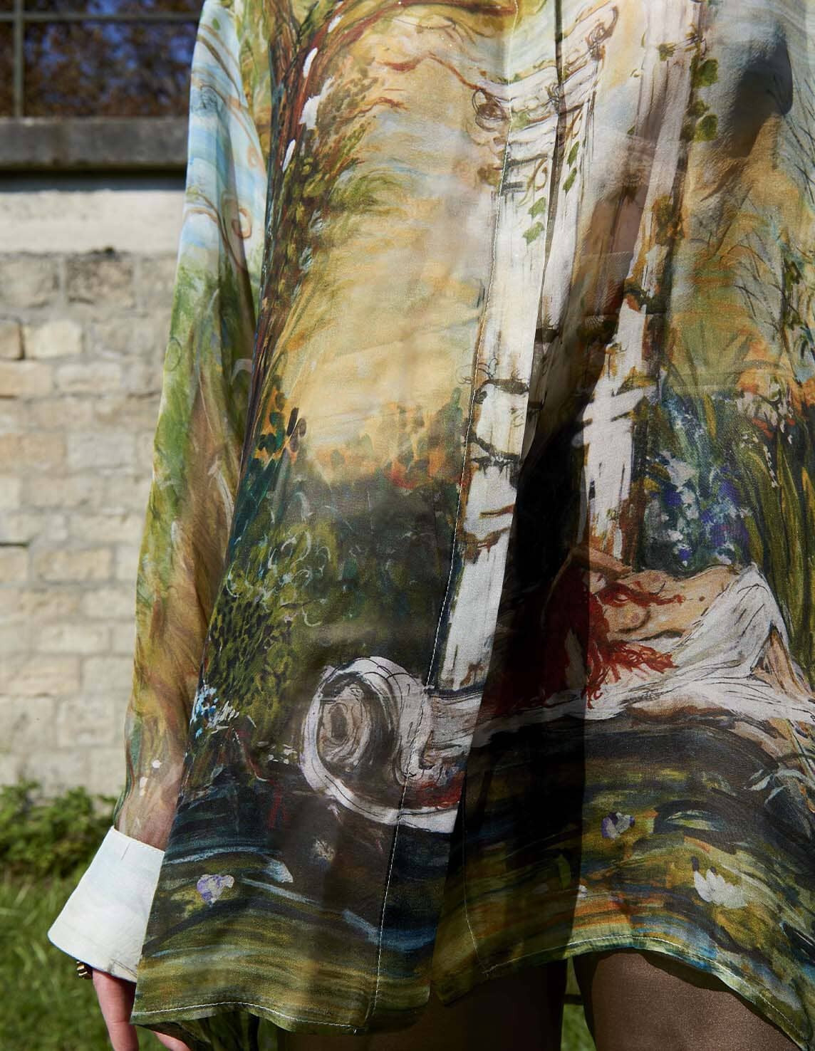ALICE - Printed Silk Shirt Venus & Adonis Shirt Fête Impériale