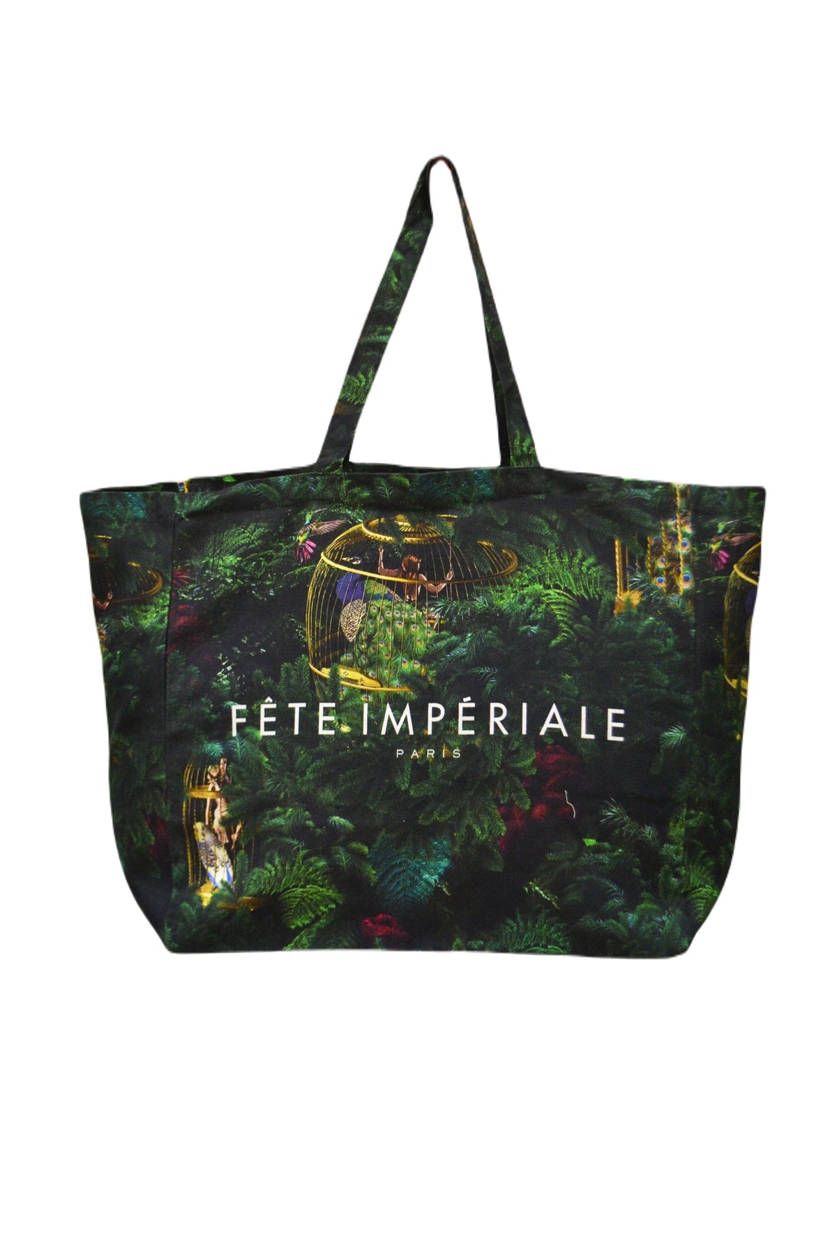 XXL shopping bag in Cotton recycled Fête Impériale printed Appolonie Bag Fête Impériale