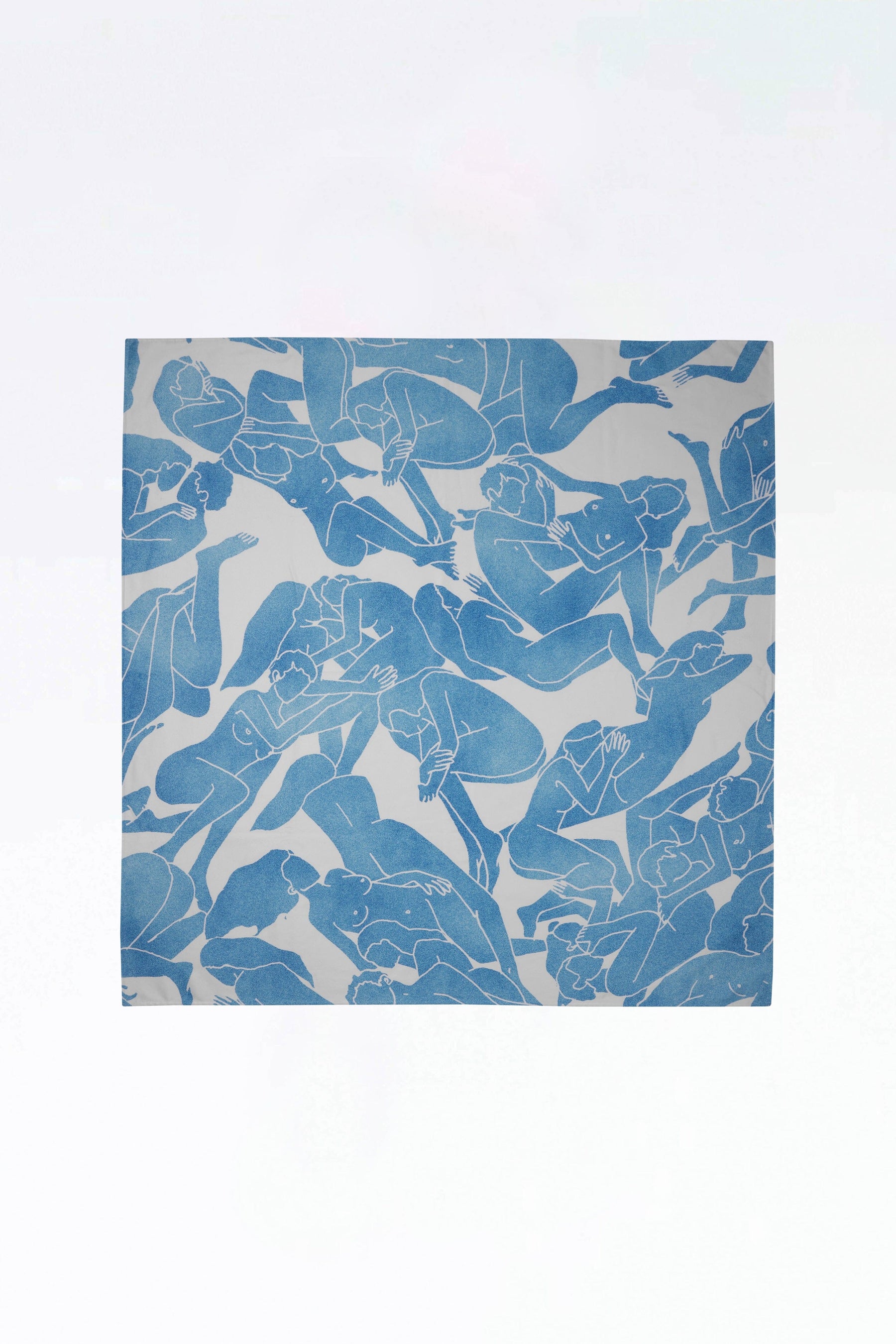 BEACH TOWEL 145x145cm printed Géants Bleus BEACH TOWEL Fête Impériale