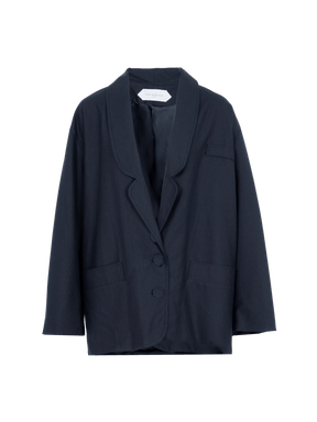 FERAUD - Blazer in wool twill and Cotton navy Jacket Fête Impériale
