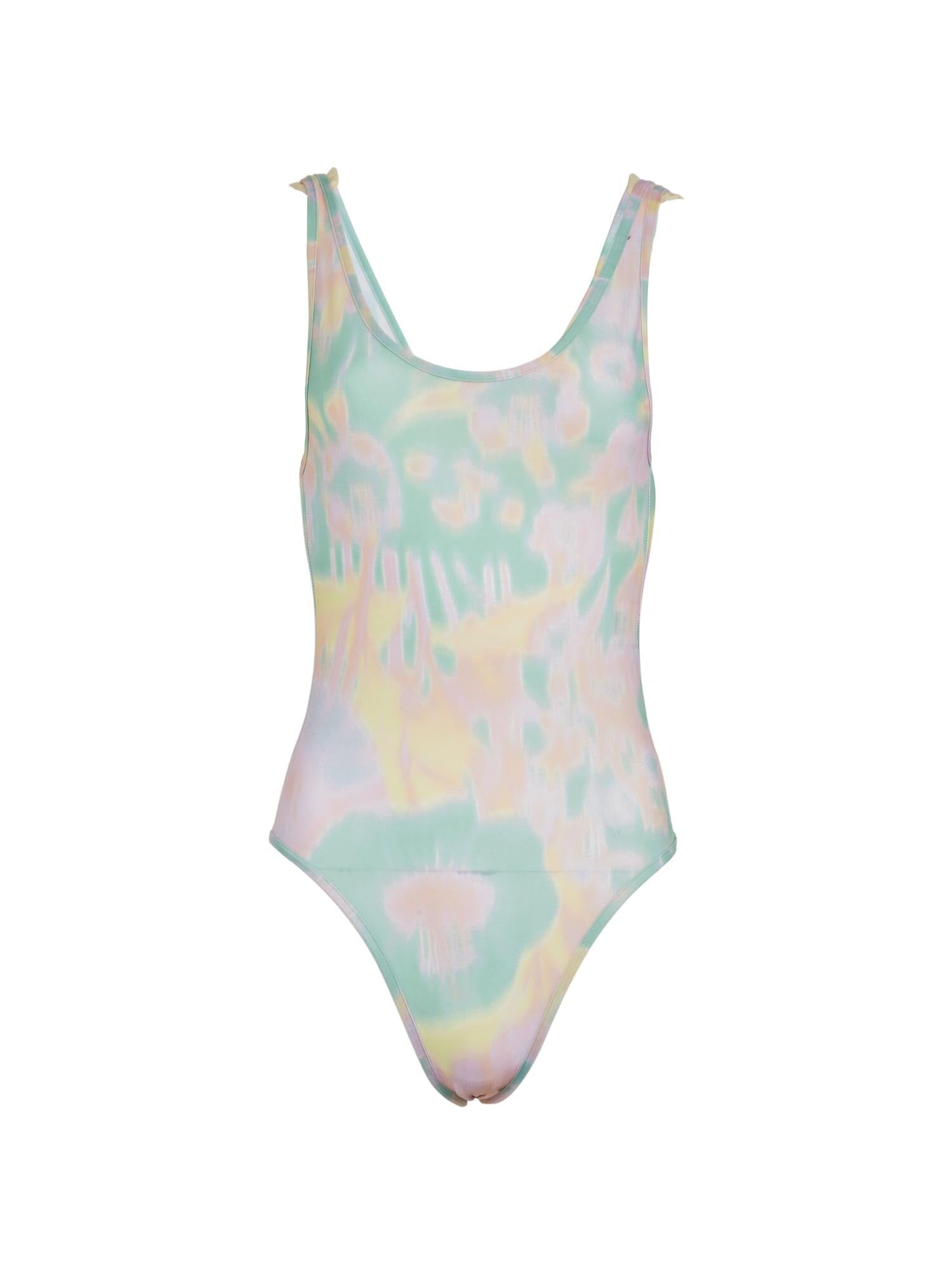 NAIADE - Oeko-Tex Flower print 1-piece swimsuit with scoop back Swimsuit Fête Impériale