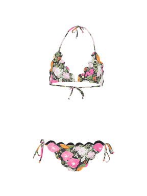 STELLA - 2-Piece Triangle Swimsuit with Petal Tie Immortelles Swimsuit Fête Impériale
